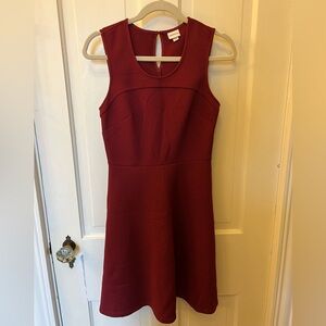 Merona cranberry dress